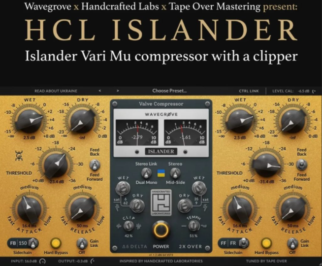 压缩效果器 – Wavegrove HCL Islander v1.2.1 WiN-KK音频资源网