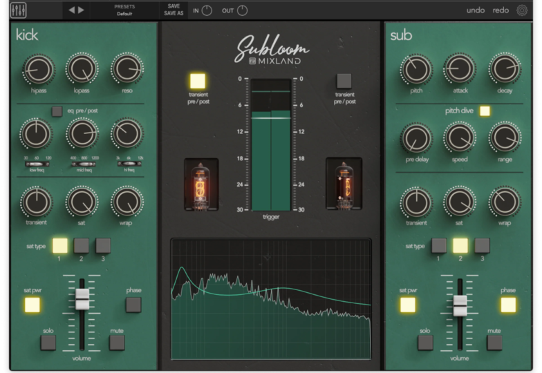 专属鼓组混音效果器!Mixland SUBLOOM v1.0.3 WiN&macOS-KK音频资源网