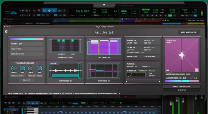 全智能混音插件！Phil Speiser THE_STRIP v1.0.0 WIN版-KK音频资源网
