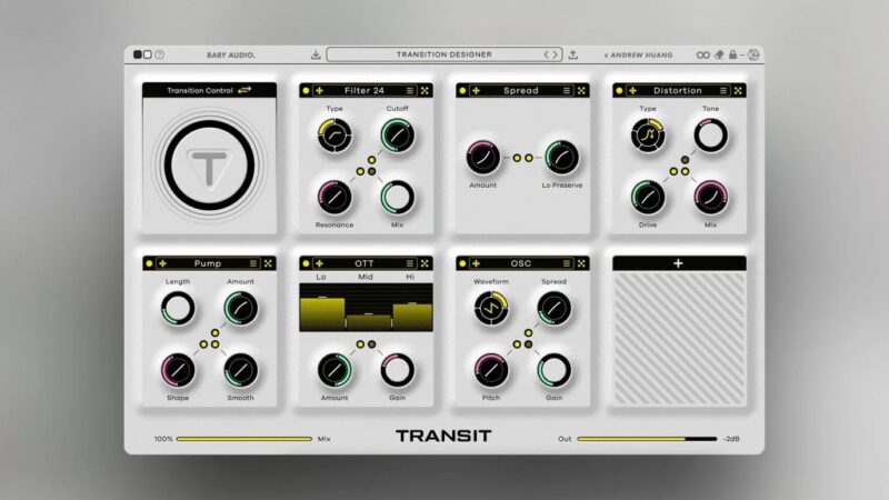 创意多功能效果器!BABY Audio Transit v1.0.0 WIN&MAC-KK音频资源网