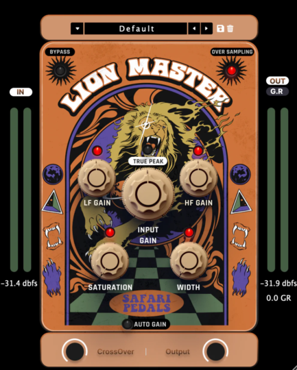 雄狮限制器插件!Safari Pedals Lion Master v1.5.72 WIN&MAC-KK音频资源网