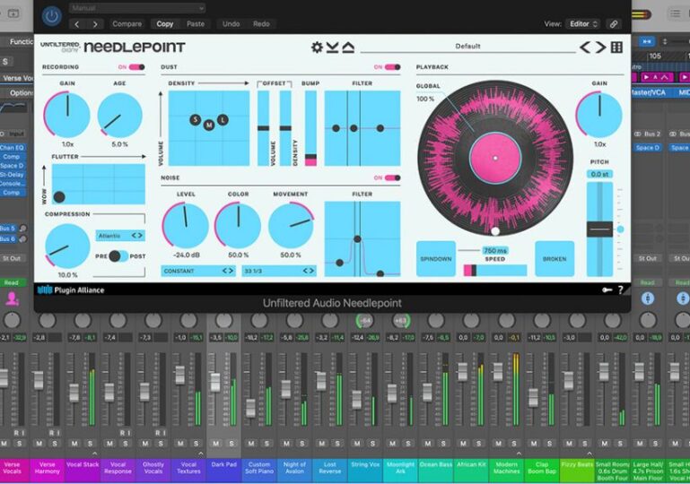 黑胶仿真插件 Plugin Alliance Unfiltered Audio – Needlepoint v1.0 macOS版-KK音频资源网