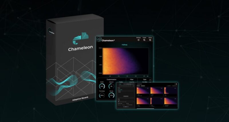 智能混响插件!Accentize Chameleon 2 v2.0.5 WiN版-KK音频资源网
