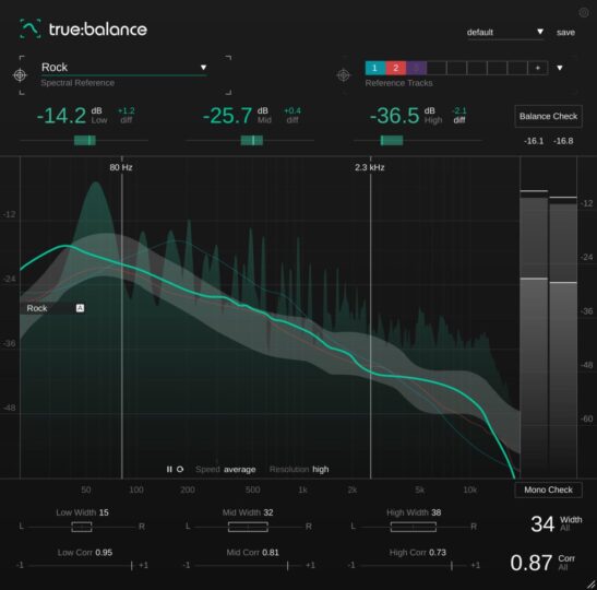 频谱分析插件!Sonible Truebalance v1.0.3 WIN&MAC-KK音频资源网