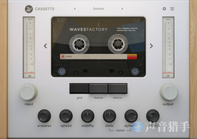 磁带饱和效果器!Wavesfactory Cassette v1.0.6 WIN版-KK音频资源网