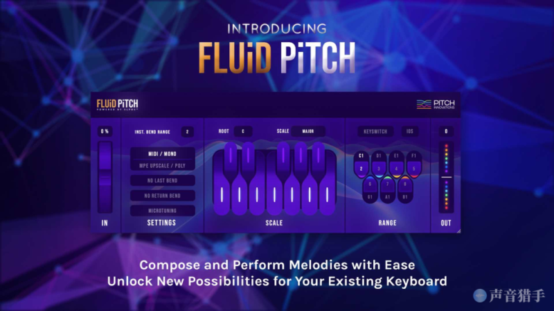 键盘弯音工具！Pitch Innovations Fluid Pitch v1.5.0 WIN版-KK音频资源网