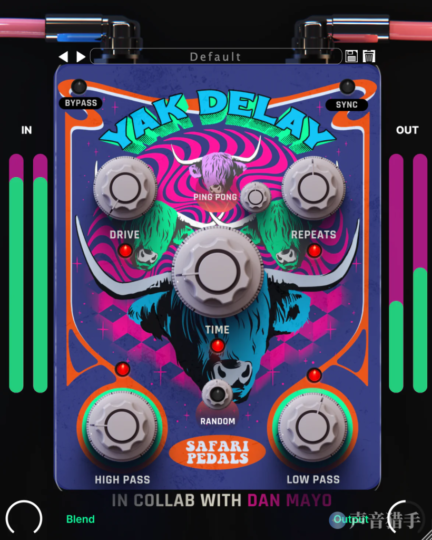 延迟小怪兽！Safari Pedals Yak Delay v1.3.54 WIN&MAC-KK音频资源网