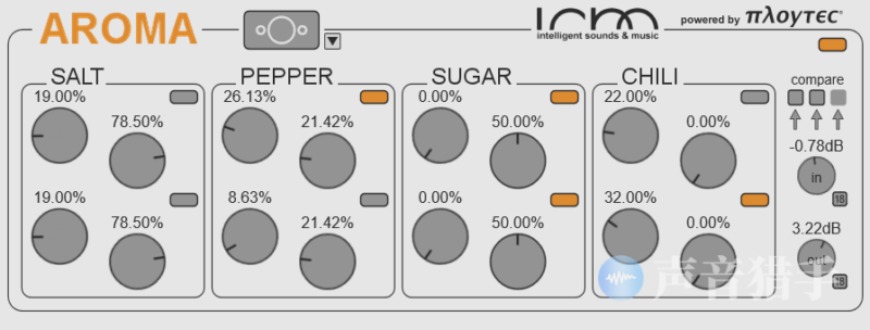 饱和效果器!ISM Aroma v1.2.0 WIN&MAC-KK音频资源网
