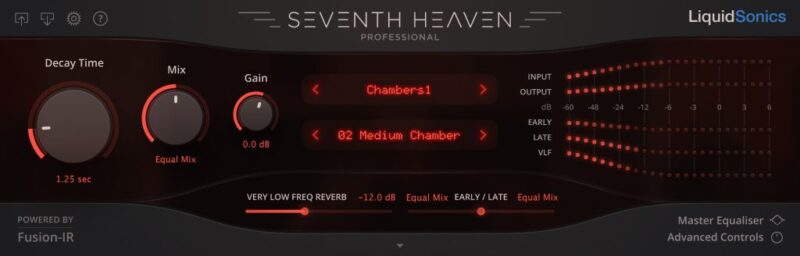 第七天堂终极混响杀器!LiquidSonics Seventh Heaven Professional v1.3.3 WIN版-KK音频资源网