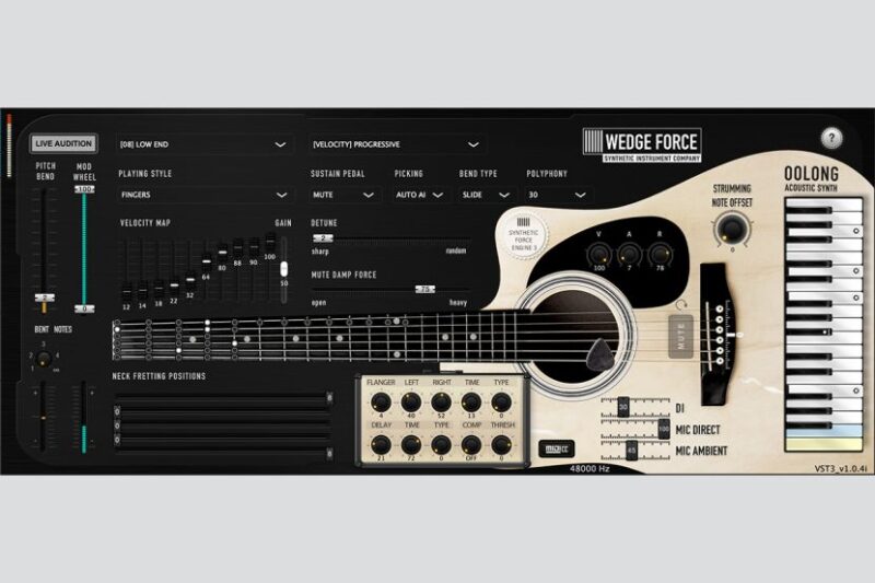 仿真吉他效果器 Plugin Alliance – Wedge Force Onlong v1.0.4 WIN版-KK音频资源网