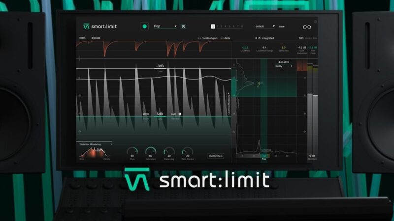 智能限制器插件！Sonible Smartlimit v1.1.2 WIN版-KK音频资源网