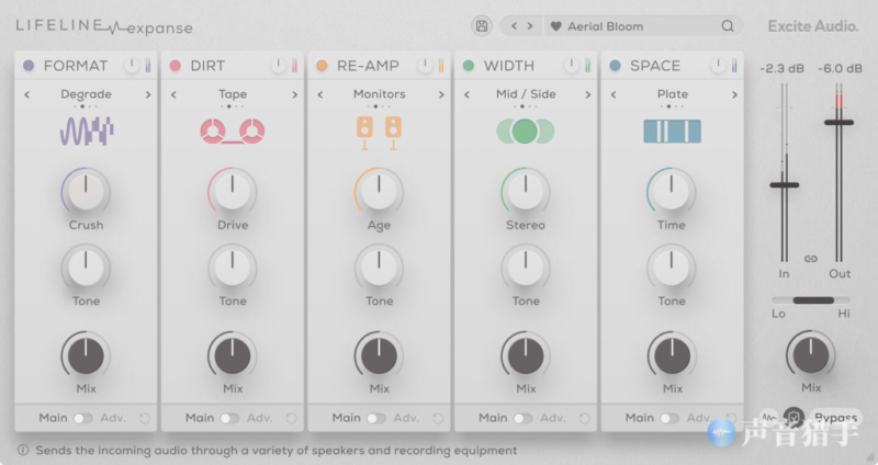 多重效果音频插件！Excite Audio Lifeline Expanse v1.1.6.0 WIN版-KK音频资源网