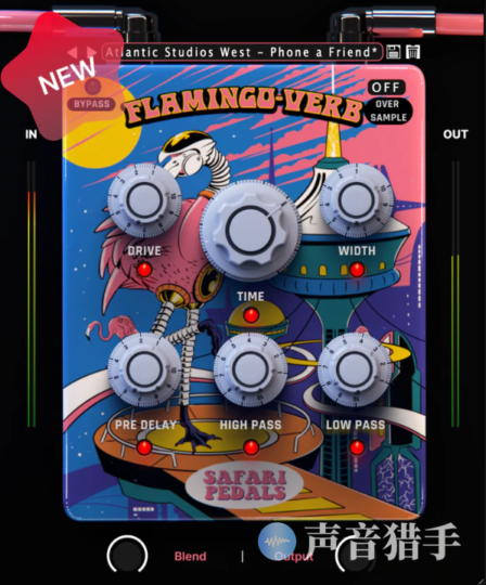 狂野混响效果器!Safari Pedals Flamingo Verb v1.13.6 WiN&MAC-KK音频资源网