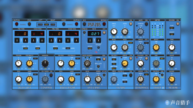 半模块化超级延迟插件！PSPaudioware PSP 285 v1.0.0 WIN版-KK音频资源网