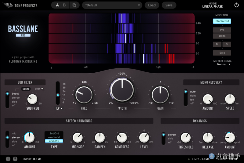 低音扩展插件!Tone Projects Basslane Pro v1.0.4 WIN版 REPACK R2-KK音频资源网