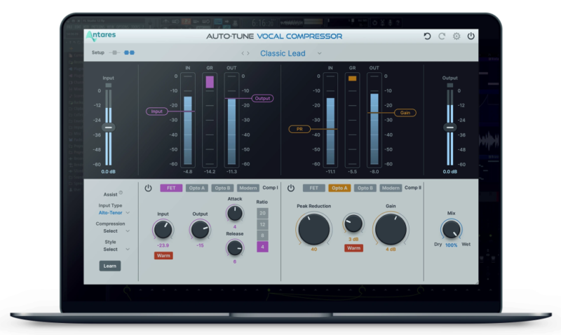 AI人声压缩效果器!Antares Auto-Tune Vocal Compressor v1.0.0 CE MacOSX-V.R-KK音频资源网