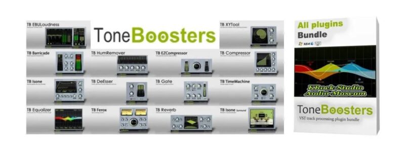 音频效果器插件包 ToneBoosters Plugin Bundle v1.6.7 WIN&MAC-KK音频资源网