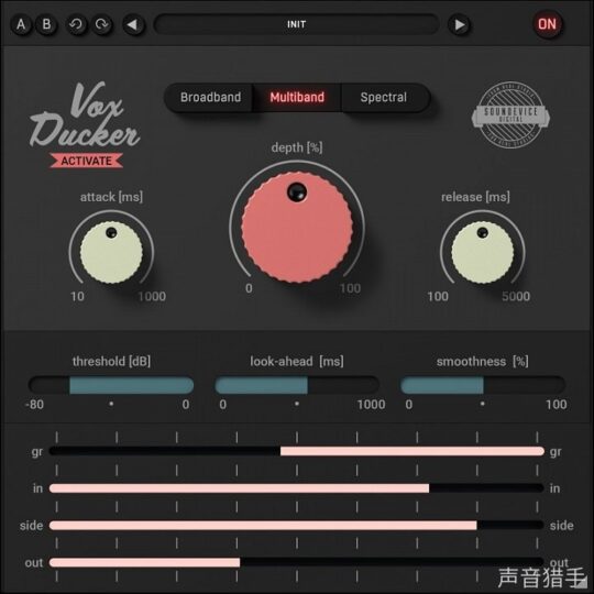 人声侧链工具 Soundevice Digital VoxDucker v1.0 WIN&Mac-KK音频资源网