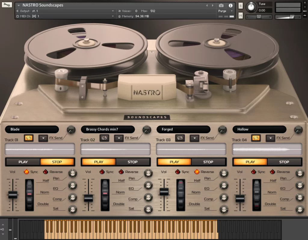 老式磁带机音色 Have Audio NASTRO Soundscapes KONTAKT
