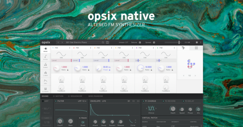 音频数字合成器！KORG Opsix Native v1.0.9 WIN&MAC-KK音频资源网