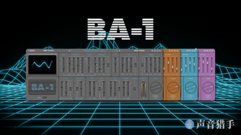 模拟建模合成器！BABY Audio BA-1 v1.0.0 Regged WIN&MAC-KK音频资源网