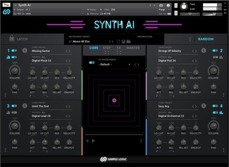 现代智能电影音色库 Sample Logic Synth AI KONTAKT-KK音频资源网