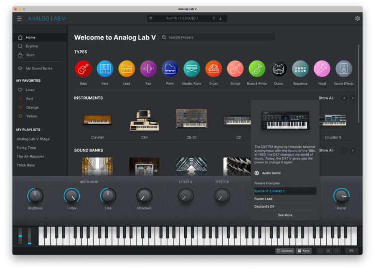 键盘合成器！Arturia Analog Lab V v5.6.1 WIN&MAC-KK音频资源网