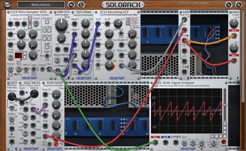 模块化合成器 SoloStuff SoloRack v2.1 Incl Keygen WIN版-KK音频资源网