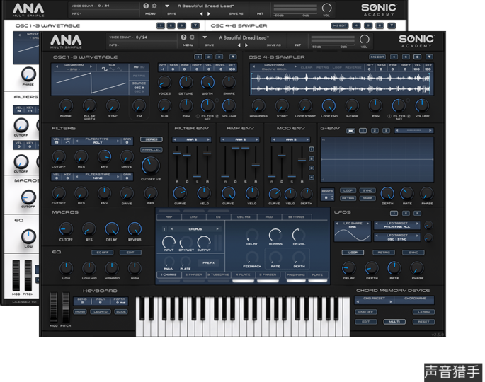 Sonic Academy ANA2 + Slate Bundle v2.5.0 WIN版-KK音频资源网