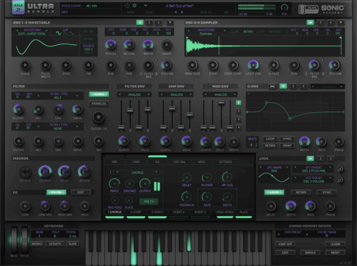 现代合成器!Slate Digital ANA 2 v2.5.0 U2B macOS-KK音频资源网