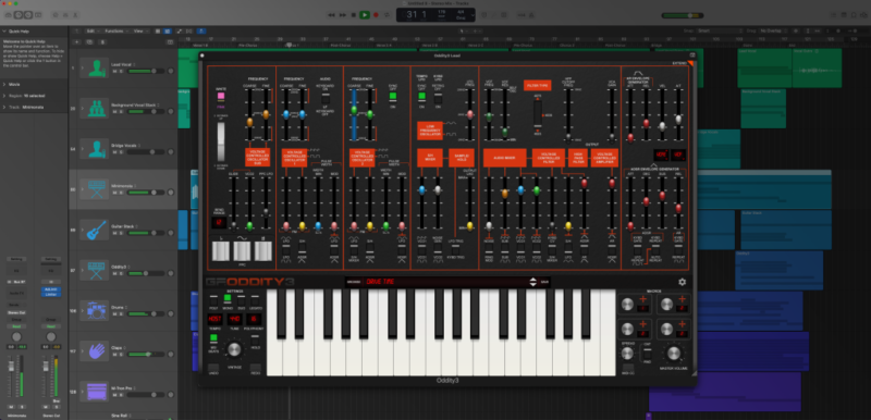 现代经典合成器！GForce Oddity3 v1.0.0 WiN&MAC-KK音频资源网