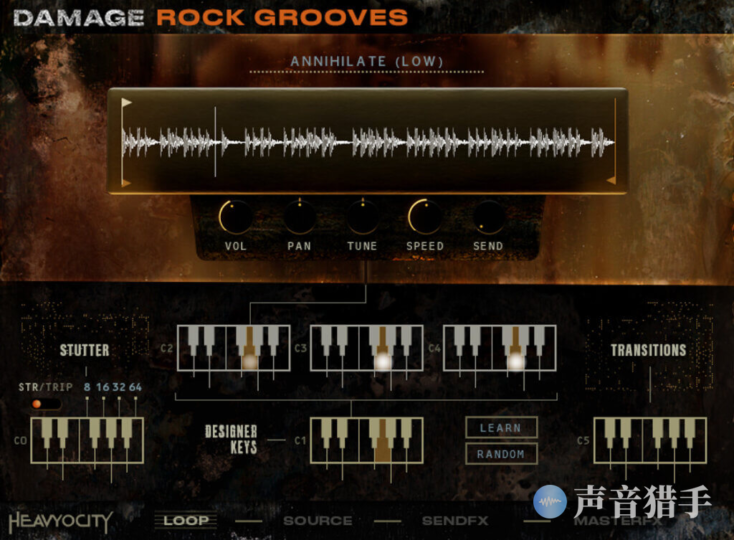 史诗摇滚现代鼓音色库!Heavyocity Damage Rock Grooves KONTAKT-KK音频资源网