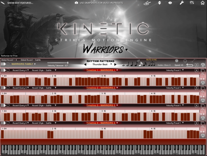 史诗打击乐！Kirk Hunter Studios Kinetic Percussion Motion Engine KONTAKT-KK音频资源网
