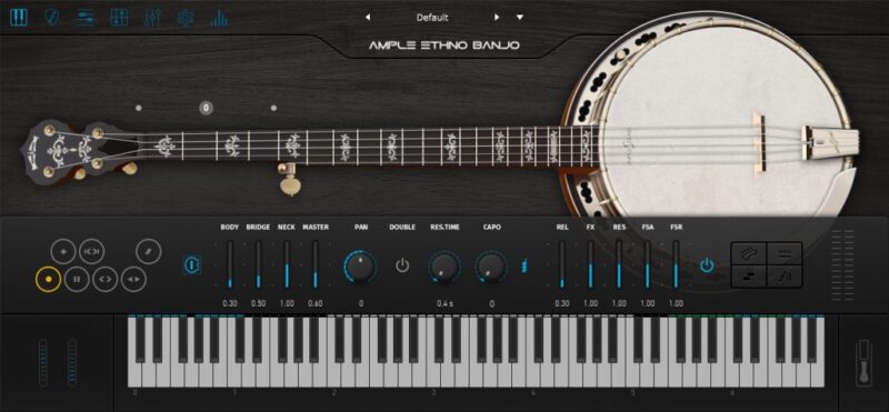 班卓琴音源！Ample Sound Ample Banjo Dering Sierra v1.5.0 WIN&MAC（音色库免安装版）-KK音频资源网