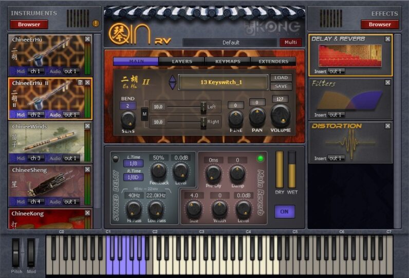 中国民族乐器音源！Kong Audio Chinee Orchestra FE v2.2 WIN版-KK音频资源网
