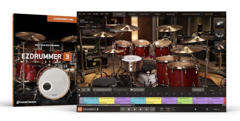 Toontrack EZdrummer v3.0.6 WIN&MAC-KK音频资源网