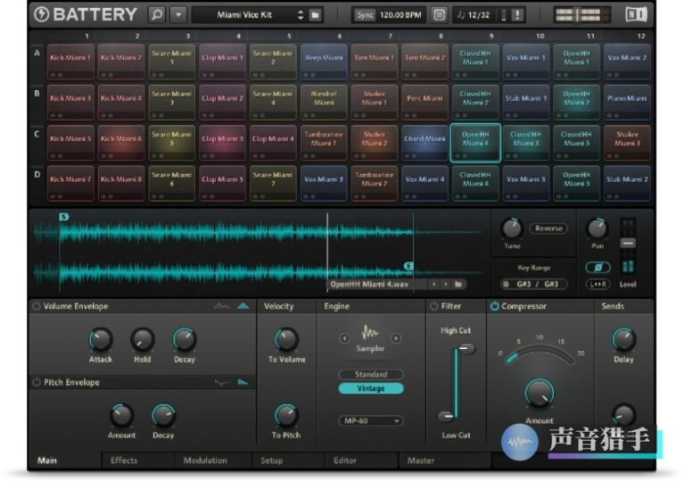 电池鼓更新！Native Instruments Battery v4.3.0 WIN版-KK音频资源网
