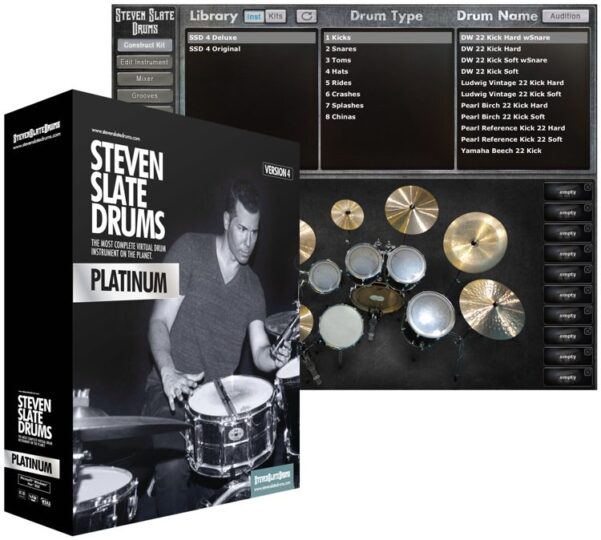 SSD板岩鼓 Steven Slate Drums Platinum 4 白金版 & 四套扩展包 Win&Mac-KK音频资源网