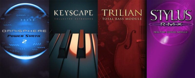 Spectrasonics 四巨头Omnisphere & Keyscape & Trilian & StylusRMX 音色库完整版合集-KK音频资源网