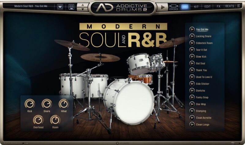 经典鼓神！XLN Audio Addictive Drums 2 Complete v2.2.5.6 WIN&MAC-KK音频资源网