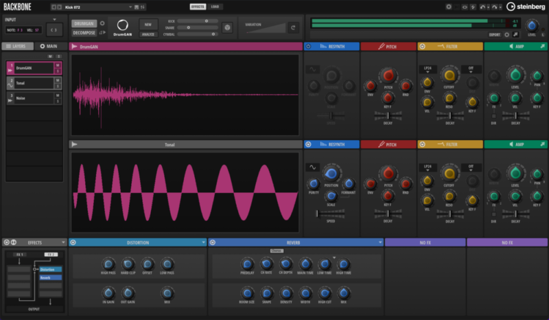 现代鼓点音色 Steinberg Backbone v1.5 WIN & macOS 版（含Content）-KK音频资源网