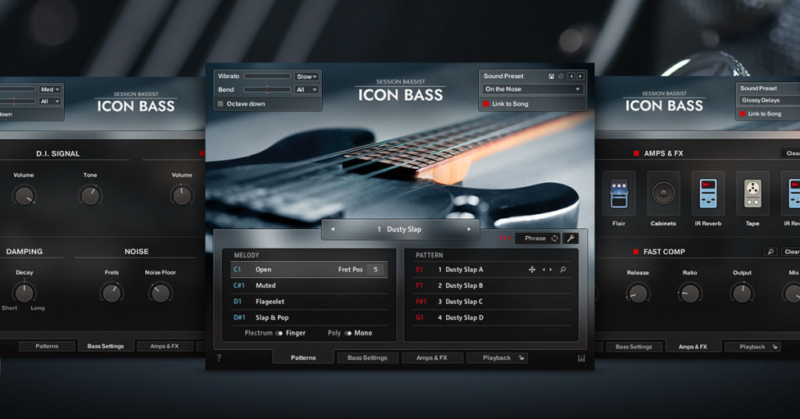 自动节奏传奇电贝斯音色库！Native Instruments Session Bassist Icon Bass-KK音频资源网