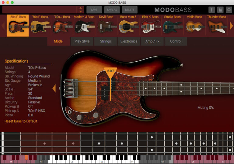 建模贝斯音色！IK Multimedia MODO BASS v1.5.2 WIN & MacOS-KK音频资源网