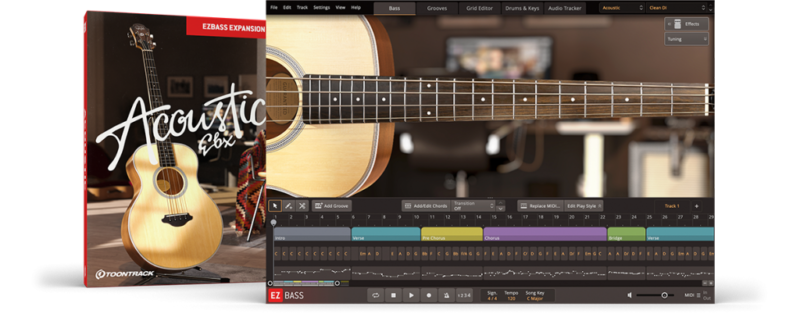 原声贝斯音色 Toontrack Acoustic EBX WIN & MAC-KK音频资源网