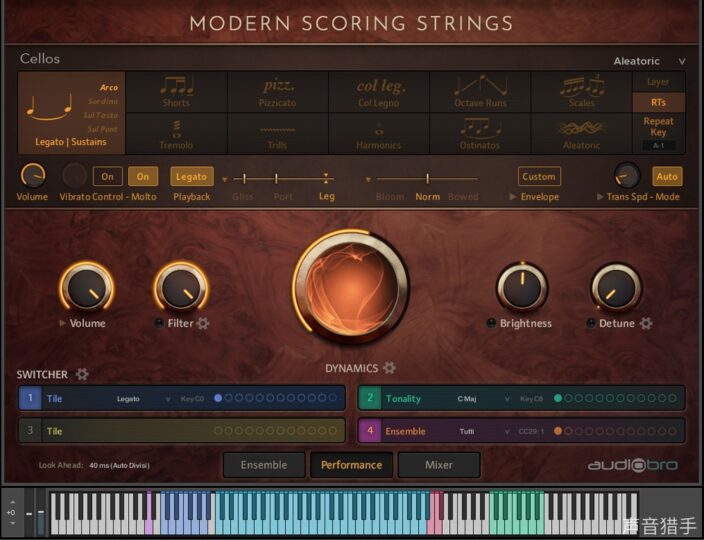 现代弦乐完整音色库!Audiobro Modern Scoring Strings v1.1 KONTAKT-KK音频资源网