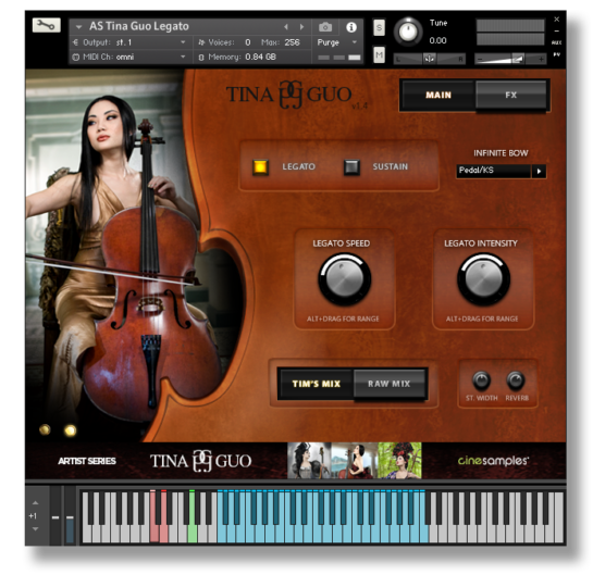 经典大提琴音色！Cinesamples Artist Series: Tina Guo v1.4 KONTAKT-KK音频资源网