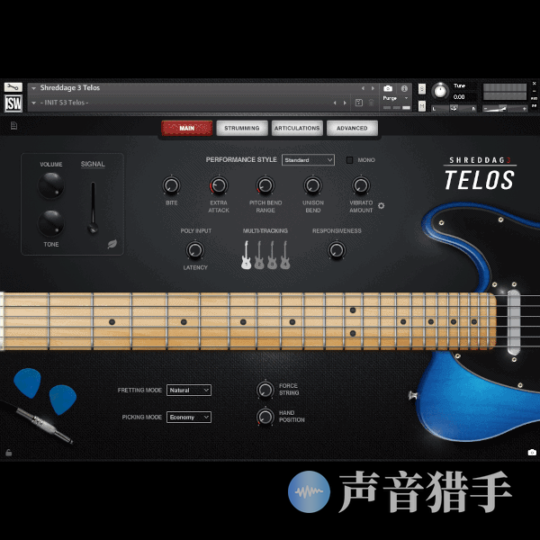 芬达签名款电吉他音色库!Impact Soundworks Shreddage 3 Telos KONTAKT-KK音频资源网