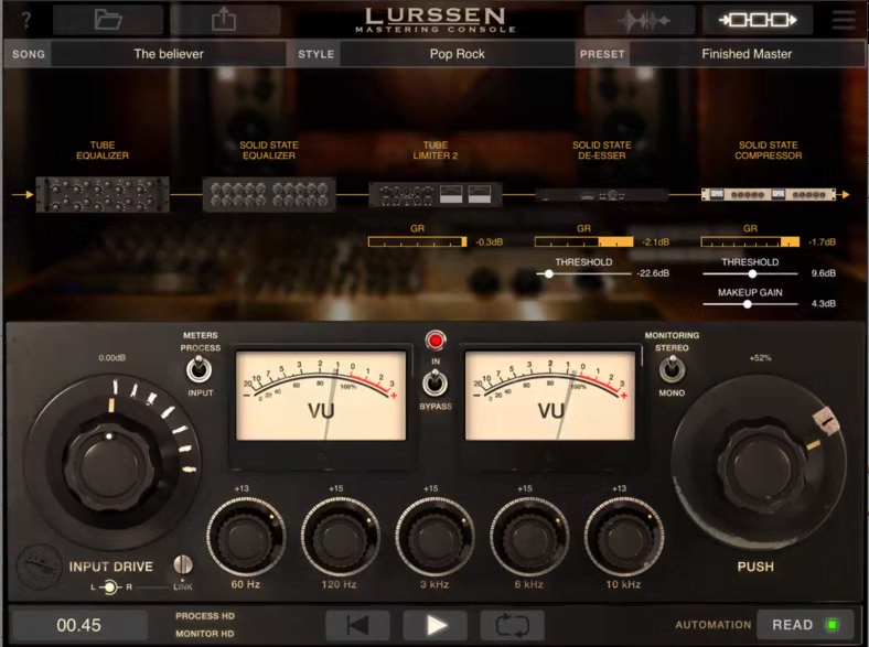 全自动母带混音 IK Multimedia Lurssen Mastering Console 1.1.1 WIN&MAC