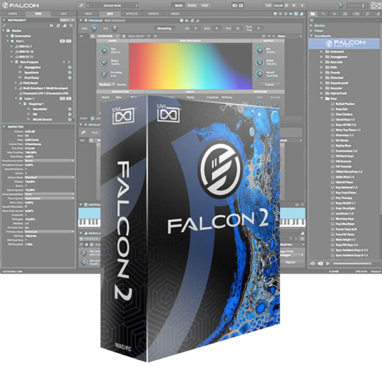 猎鹰新版!UVI Falcon v2.8.6 WIN版 + Factory Library v2.8.1(原厂音色库)-KK音频资源网