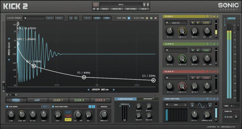 完美底鼓音源!Sonic Academy KICK 2 v1.1.7 WIN版-KK音频资源网